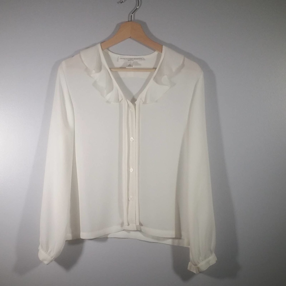 Josephine Chaus Long Sleeve Blouse Size 10